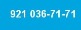 921 036-71-71